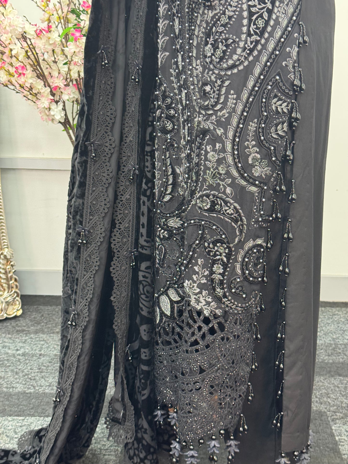 Maria B Luxury Velvet - Black