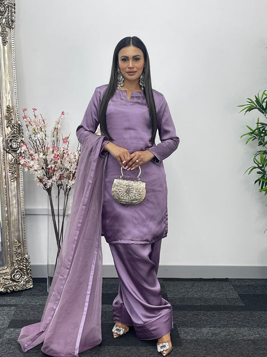 Saba - Farshi Shalwar - Lilac -P