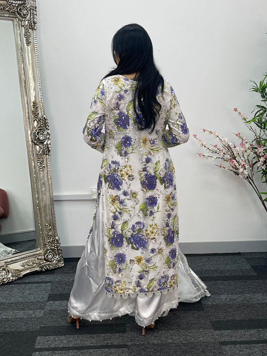 Kareena - Cut Dana Net- Blue - Karina