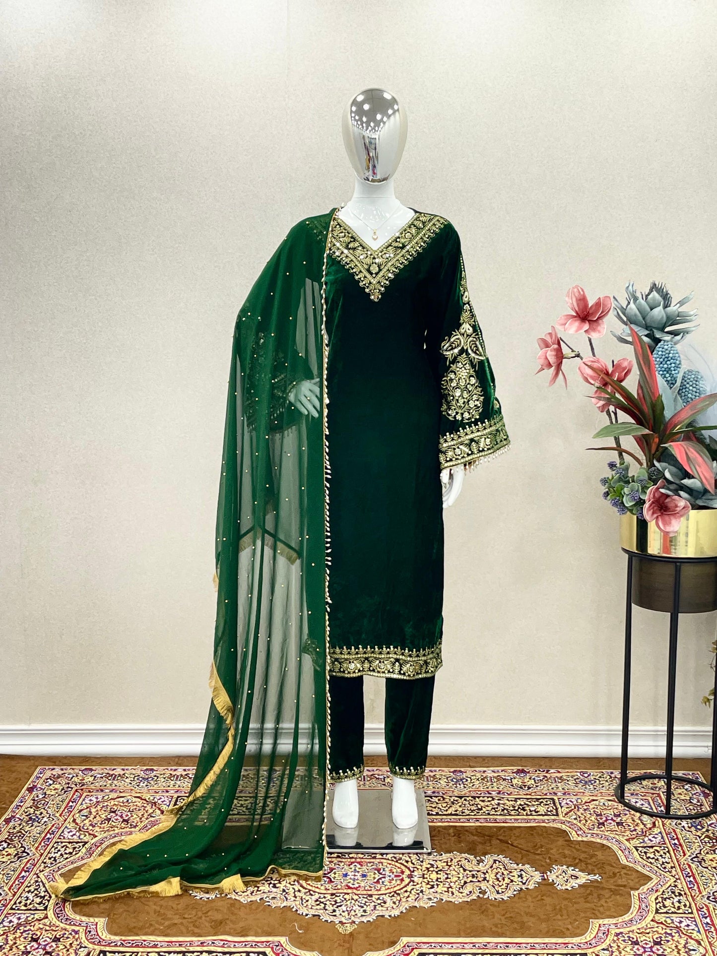 Jalwa - Velvet - Green
