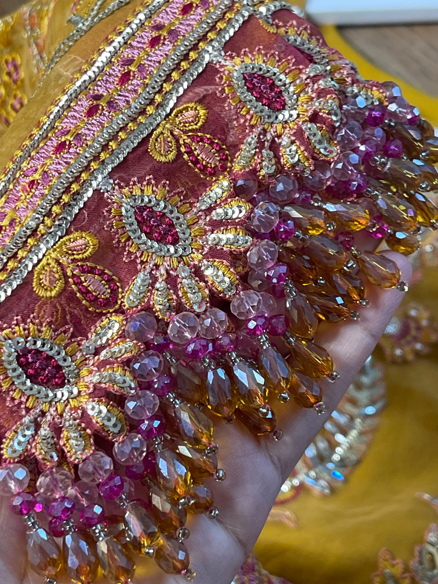 “Masakali” inspired by Gulaal - Mustard Wedding Suit - Yellow Party Wear