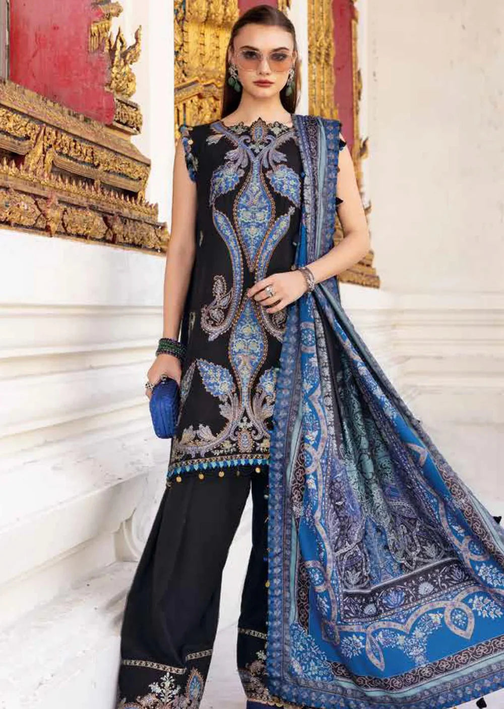 Maria B Winter Mprints - 6B - Black