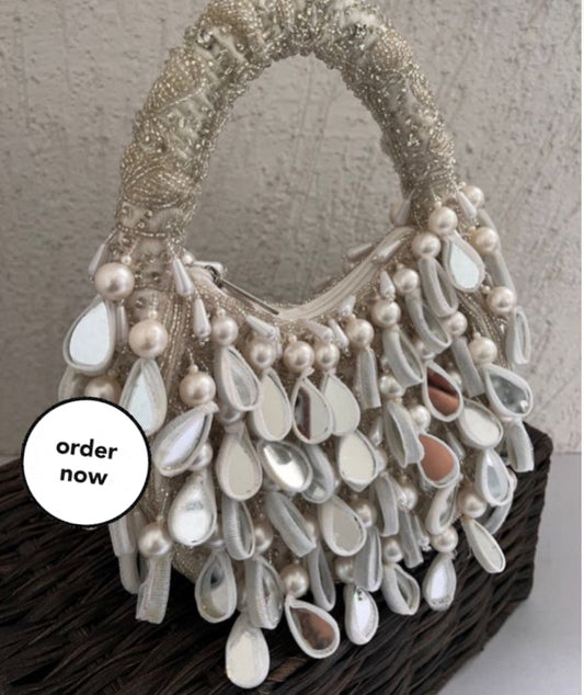 Mirror Moon Bag -Silver