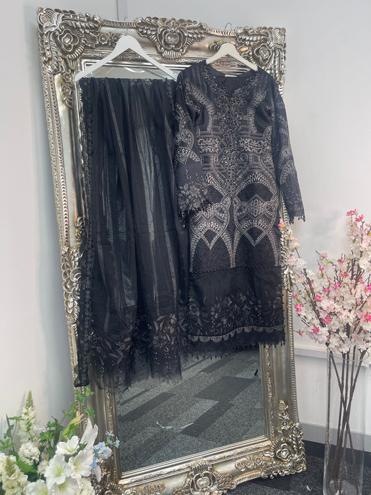 Maria B Inspired - Luxury Lawn 25 -