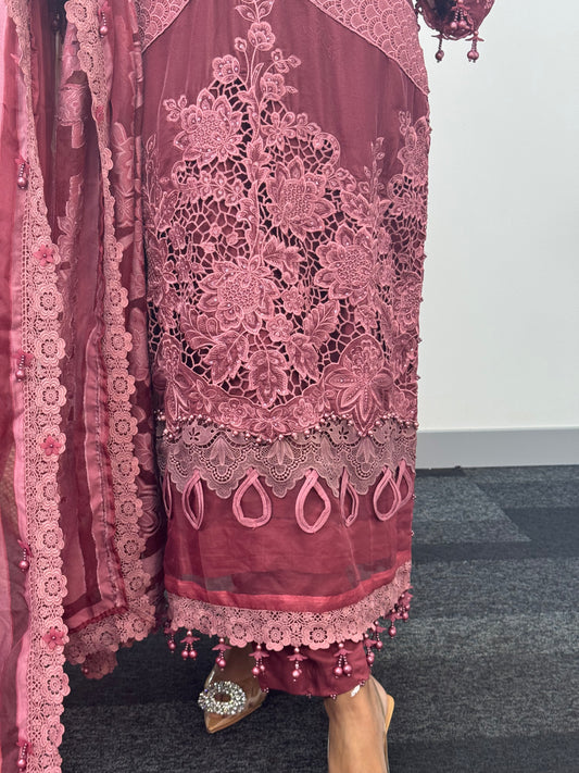 Maria B Luxury Velvet - Pink