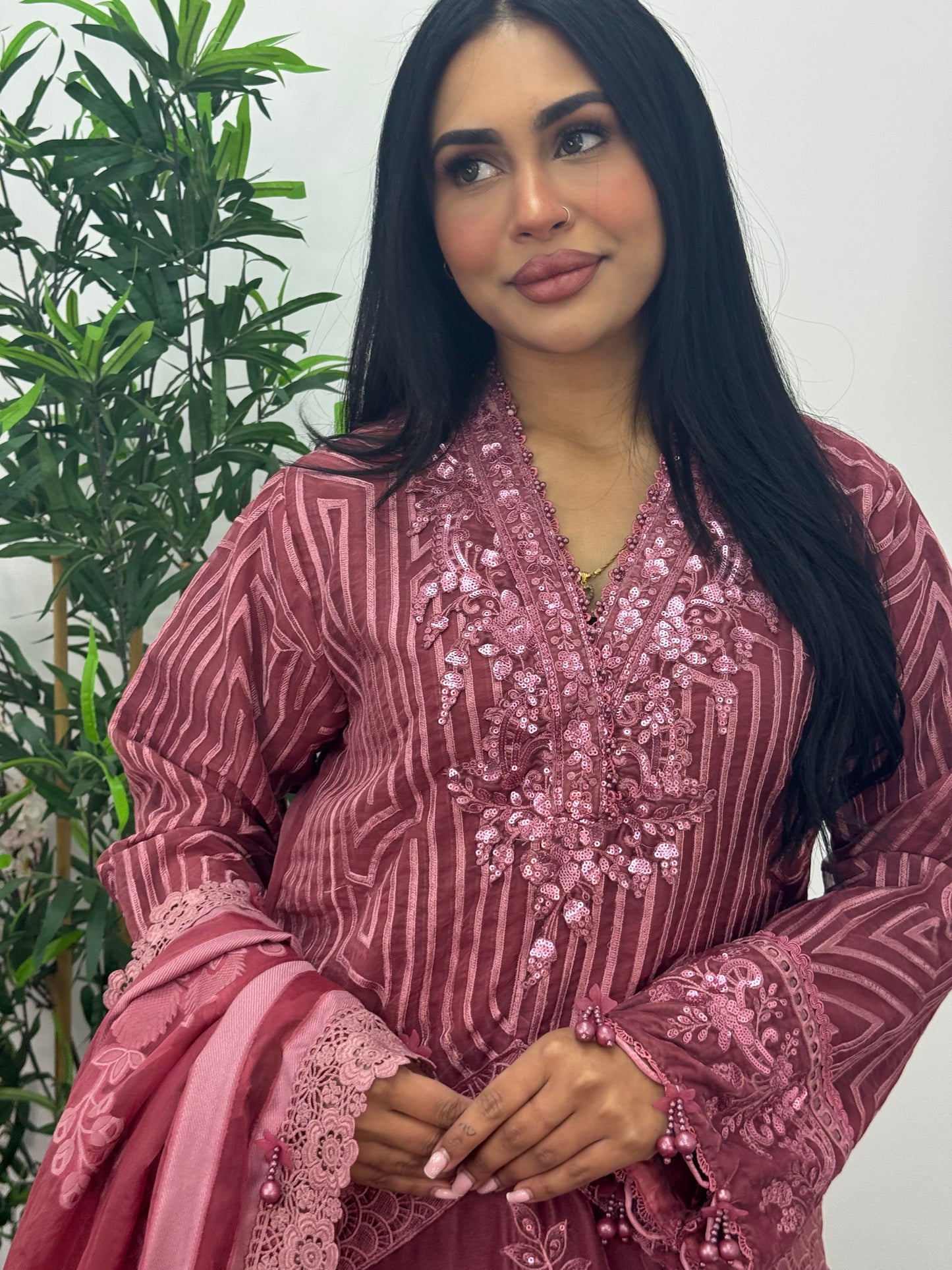 Maria B Luxury Velvet - Pink