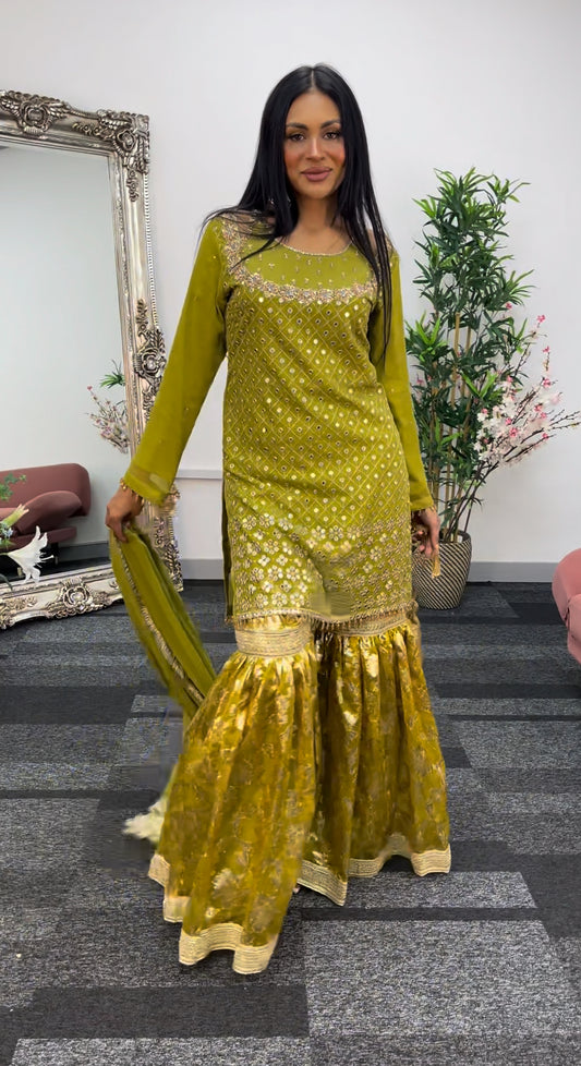 Geet - Garara Set - Green