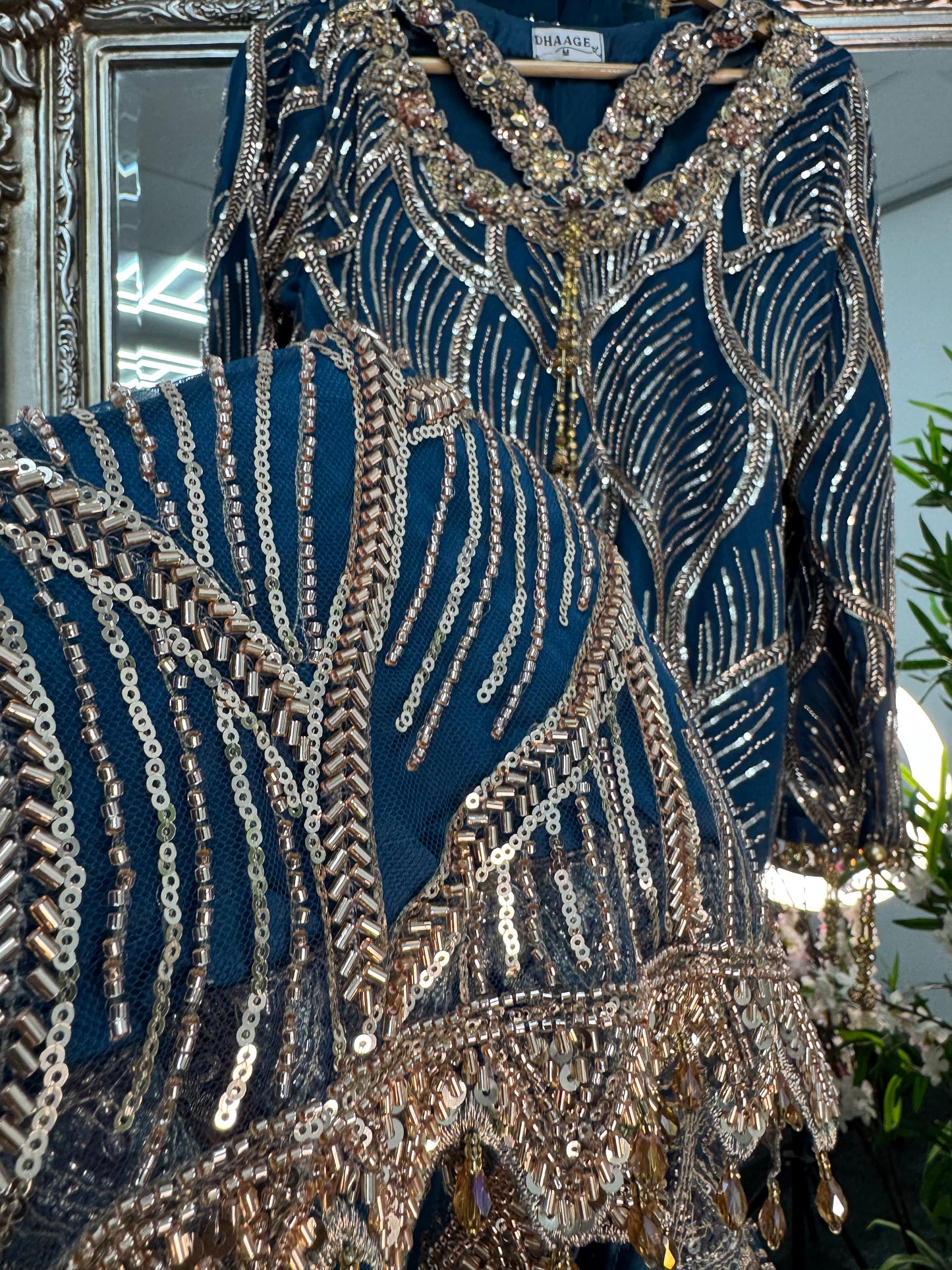 Heer - Teal Cutdana Net