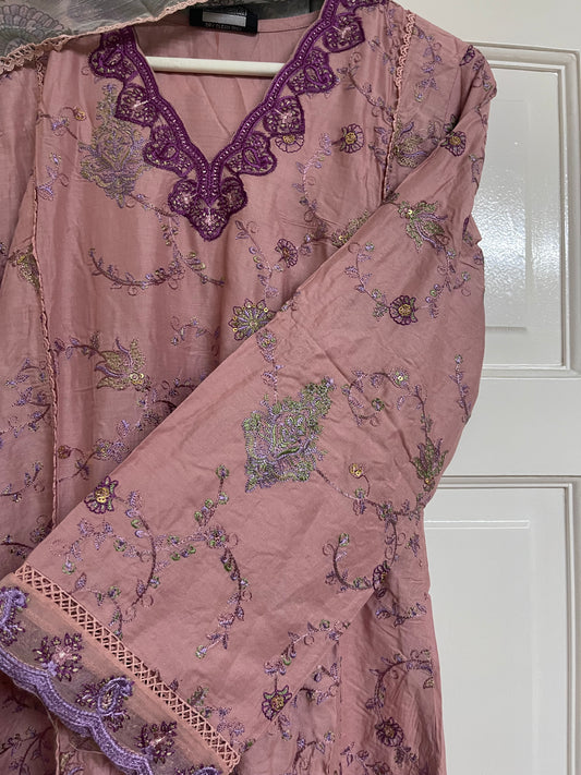 Ethnic Inspired - Linen - Winter Collection - Pink