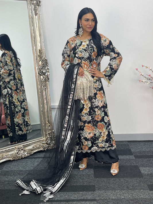 Kareena - Cut Dana Net- Orange- Karina