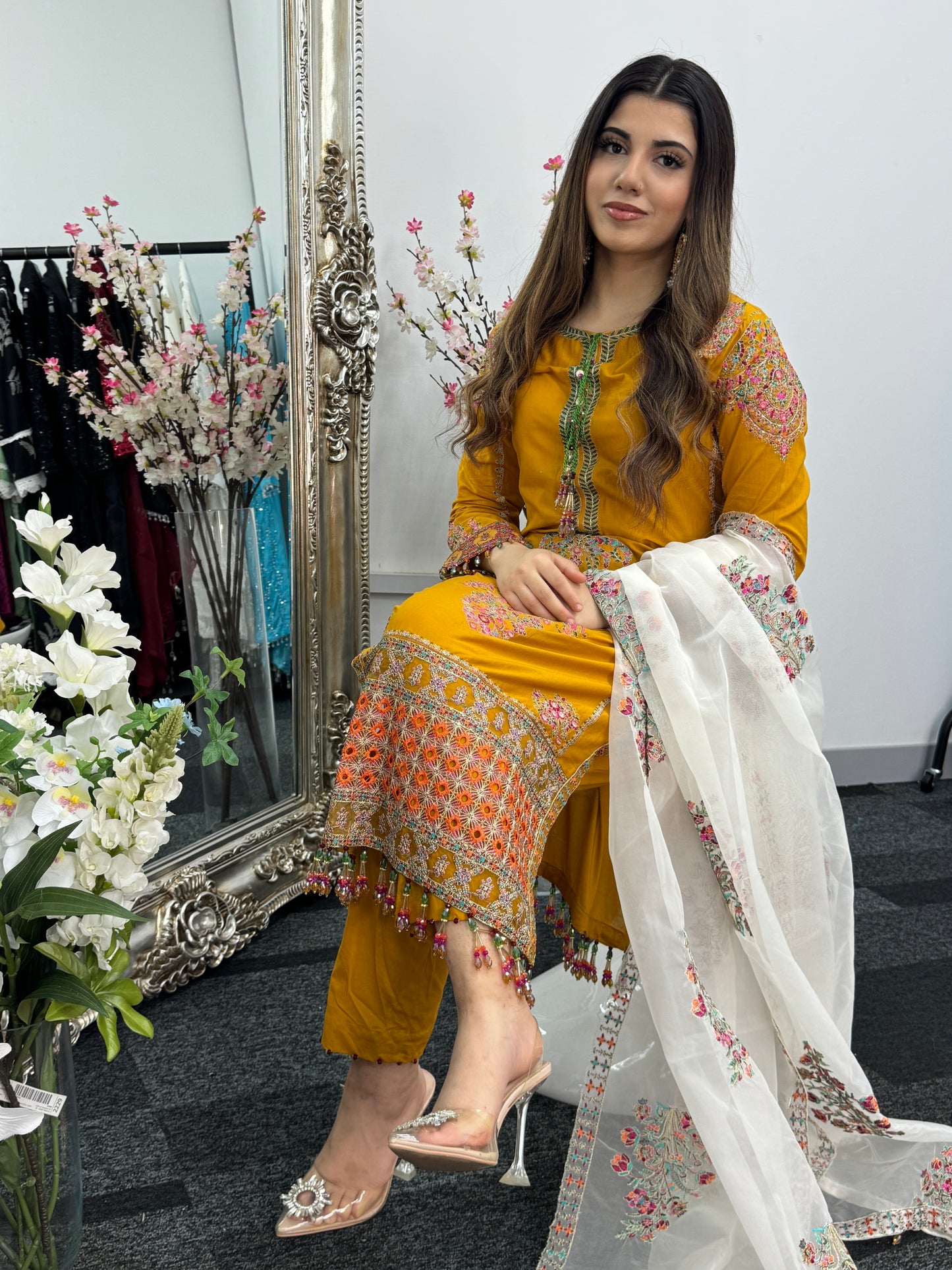 “Suraj” Hussain Rehar’s Inspired - Lawn - Mustard