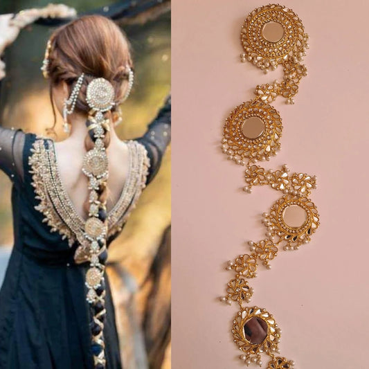 Kundan Paranda Jewellery - Head piece