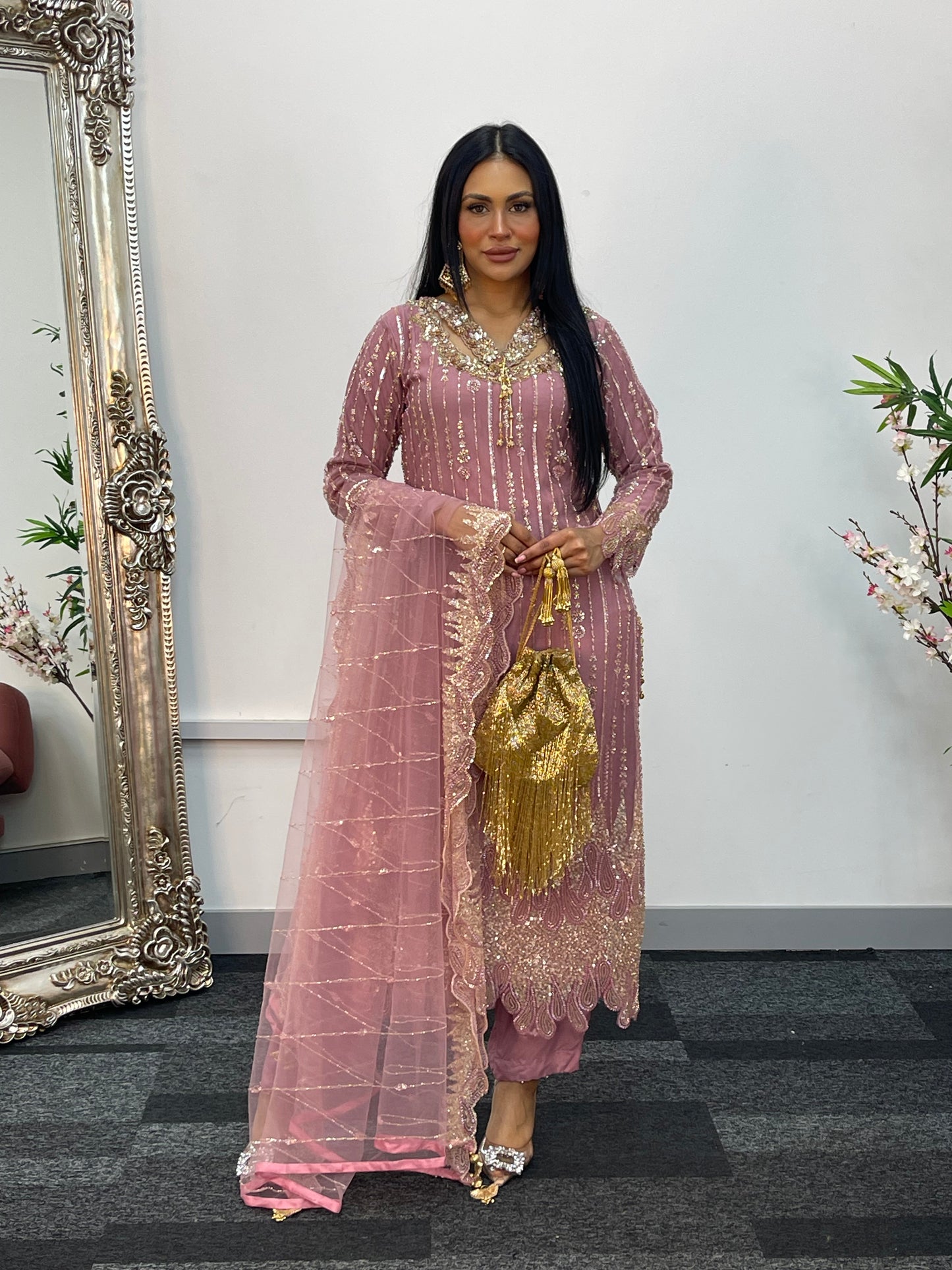 Payal - Cutdana Net - pink - C
