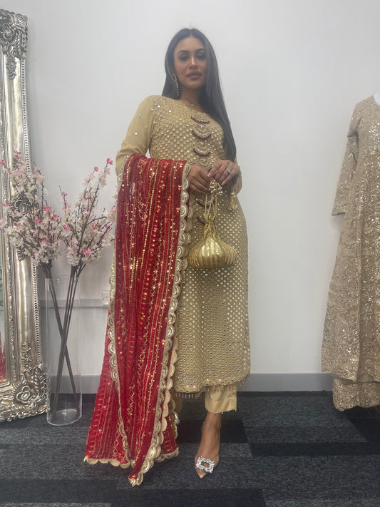 Sassi - Gold - Red - G