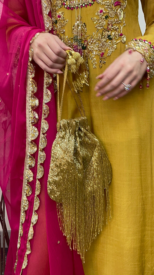 Gold Potli Bag