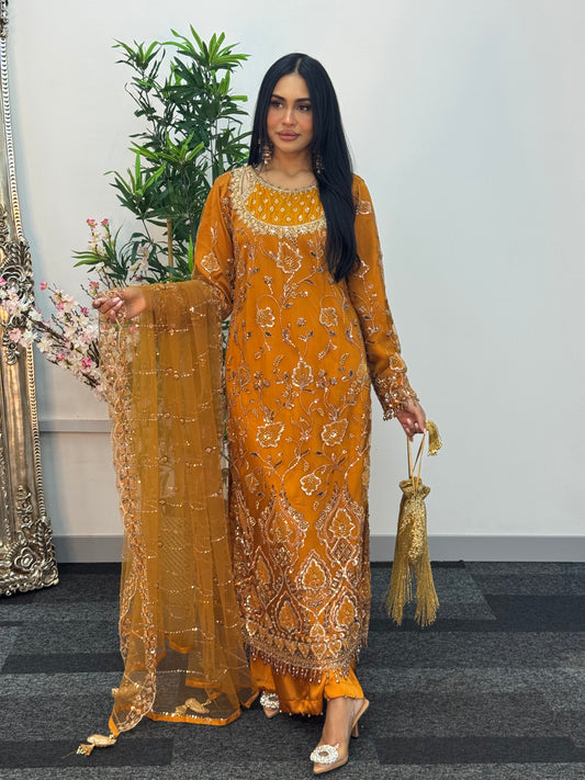 Siyara - CutDana - Mustard-