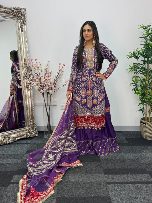 Shagun - Maria B Inspired - Purple - R