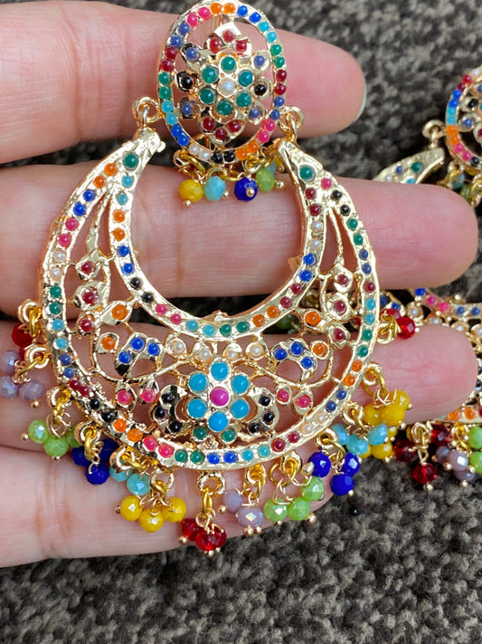 Multi Earrings - Baliyan Set -