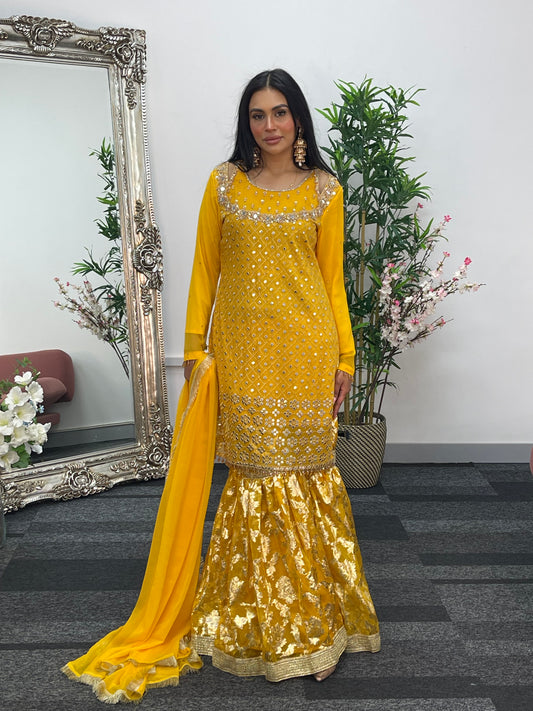 Geet - Garara Set - Yellow