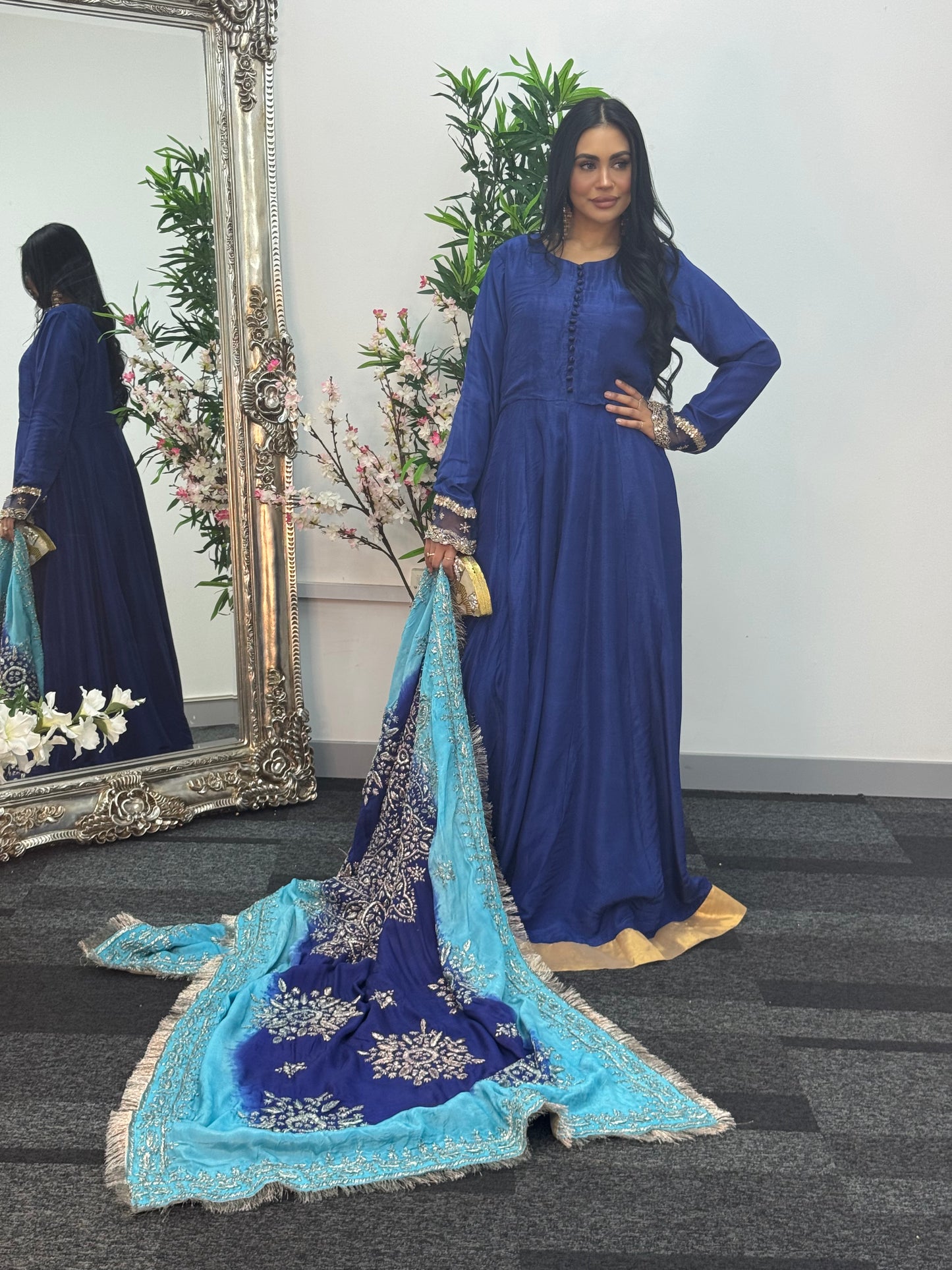 Rang-e-Mehfil - Gota X Chunree - Blue