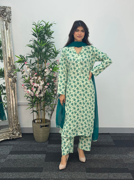 Daily Wear - Printed Khaddar -