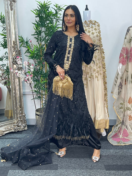 Mala - Cutdana Net - Black - A