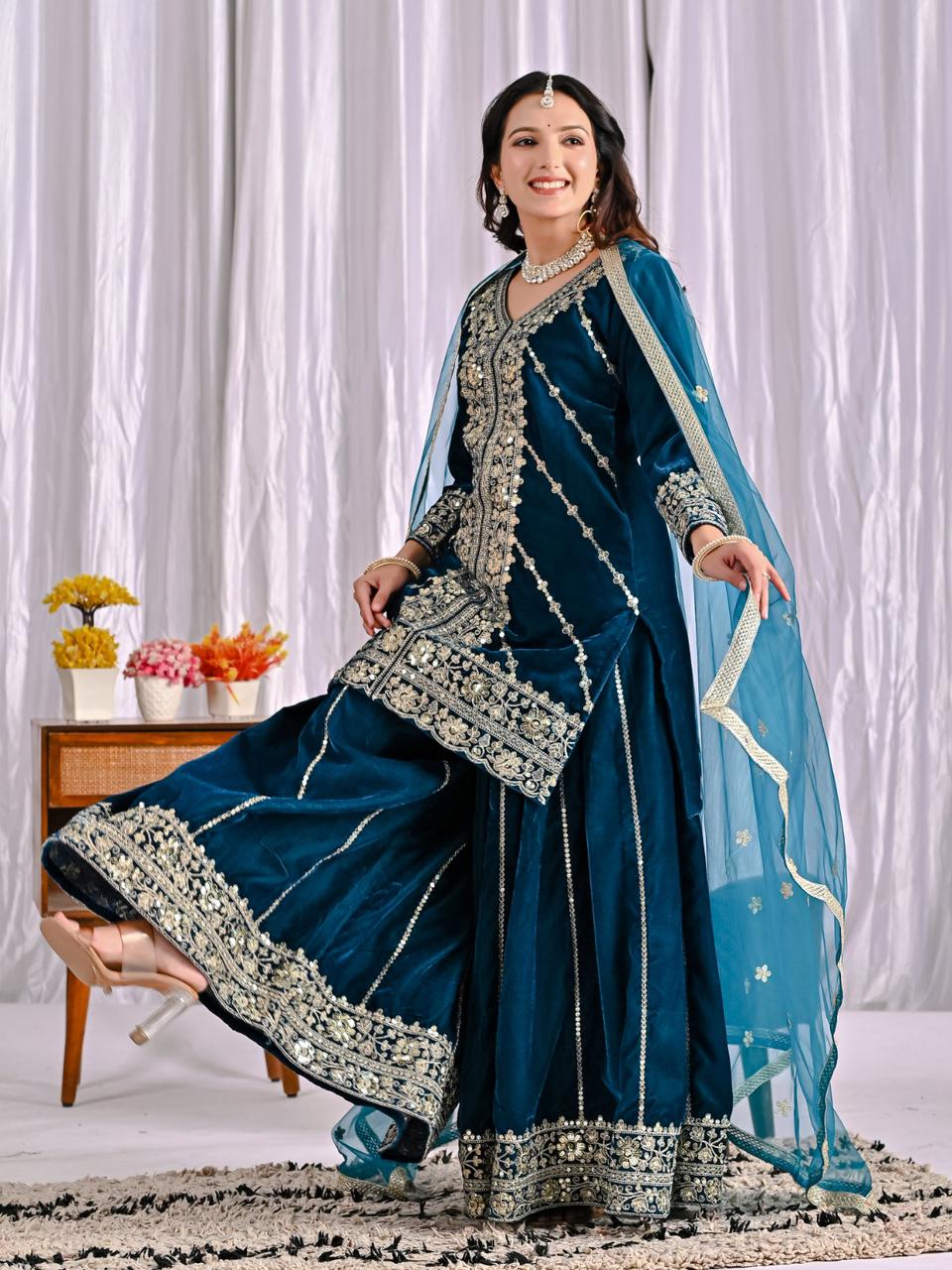 Wafa - Velvet sharara