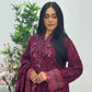 Maria B Luxury Velvet - Maroon