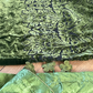 Olivia - Sheesha X Velvet Olive Green Plachi Daman with silk dupatta winter