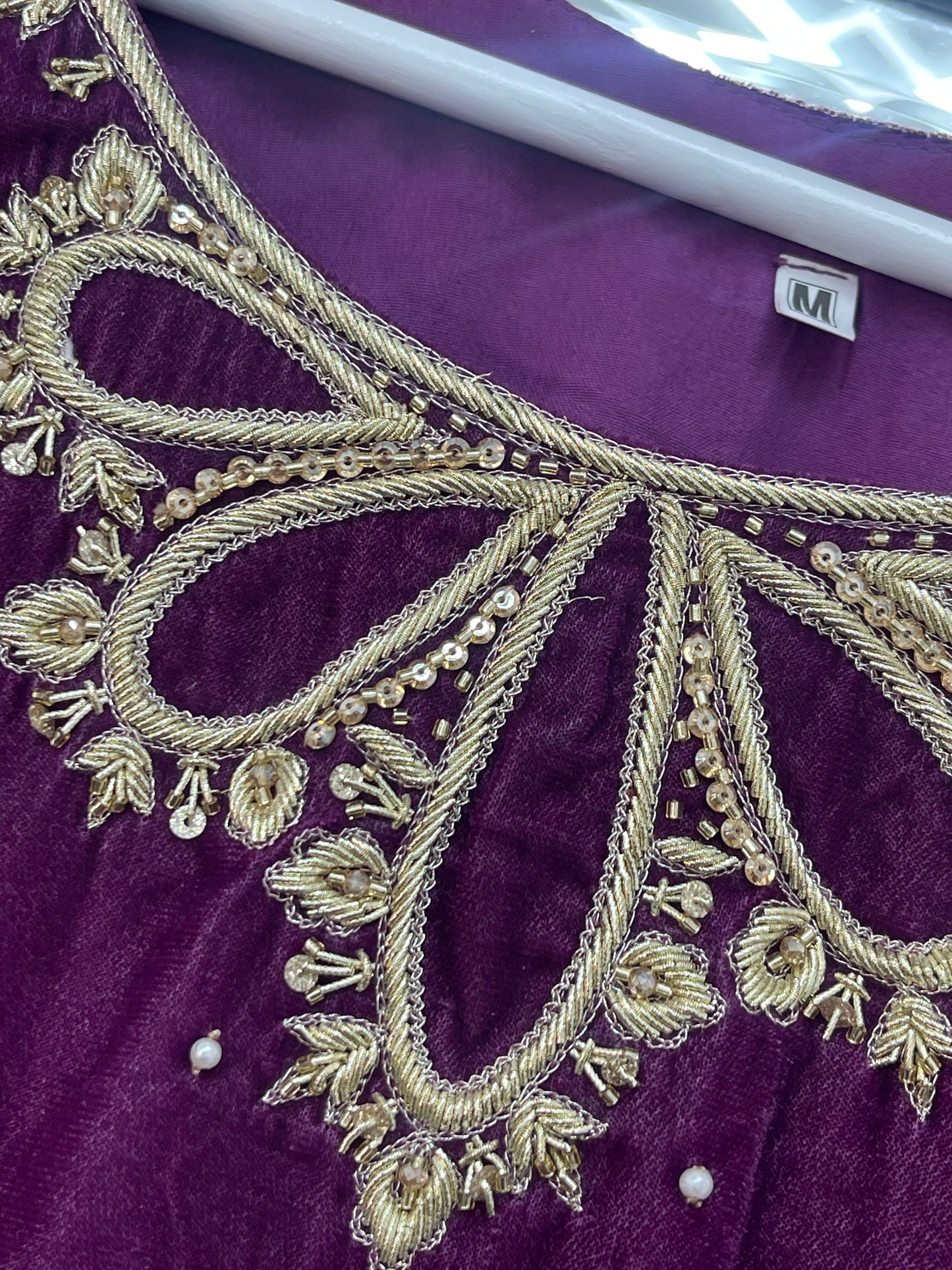 Fruity Plum - Velvet Pret - with crushed sharara - AA