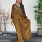 Coffee Brown Kaftaan - Diamond Kaftan - Velvet AA