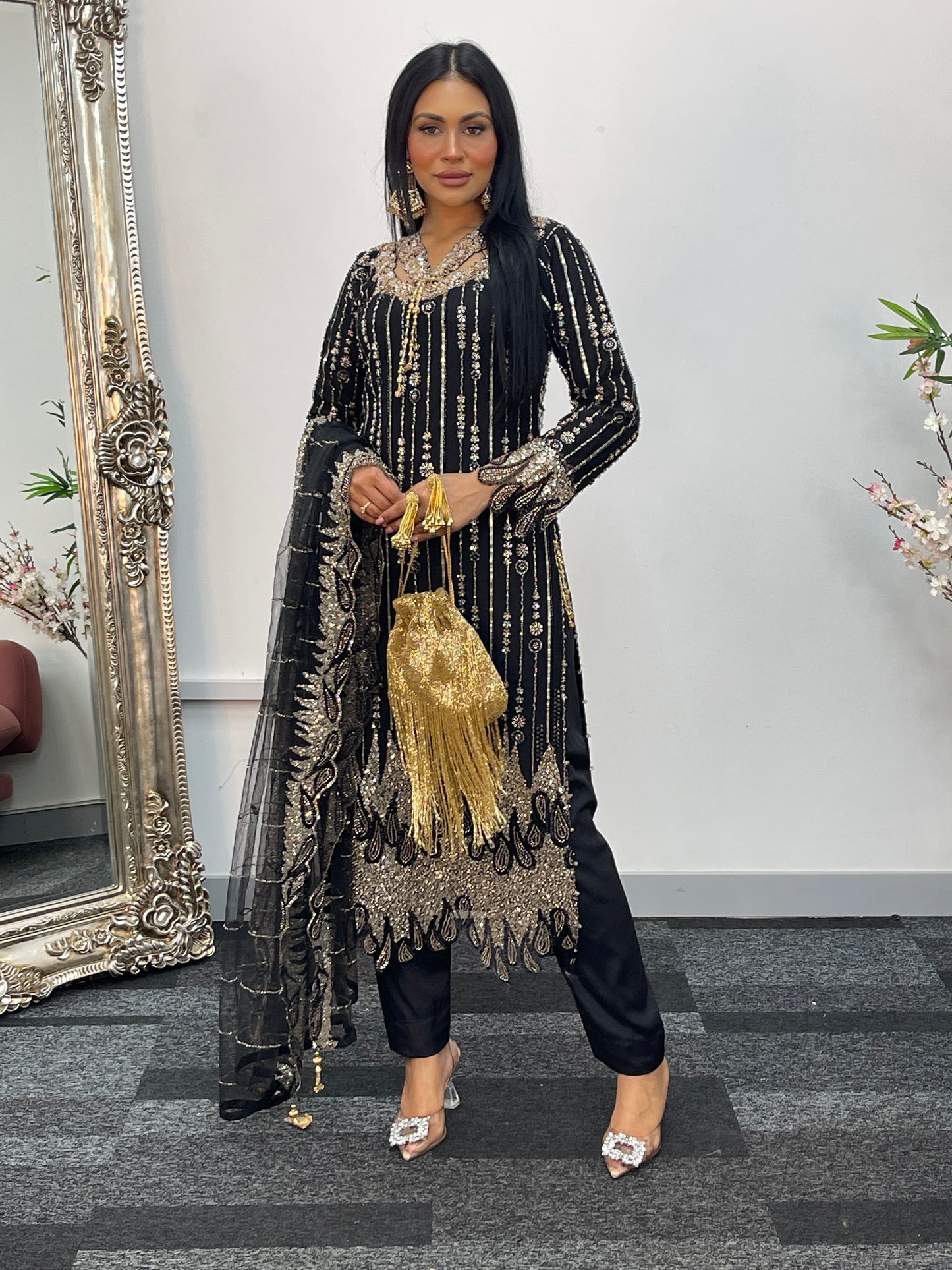 Payal - Cutdana Net - Black -