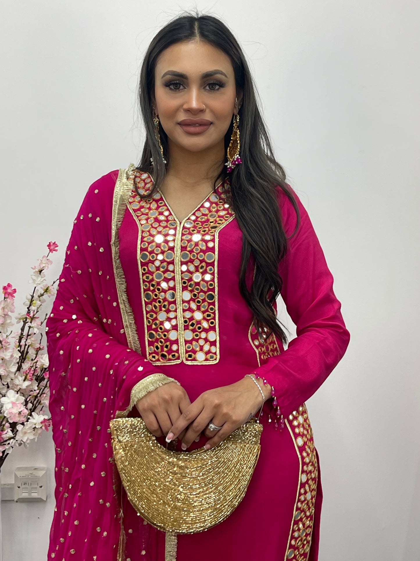 (Preorder 4 weeks) Jhilmil - Mirror Hot Pink