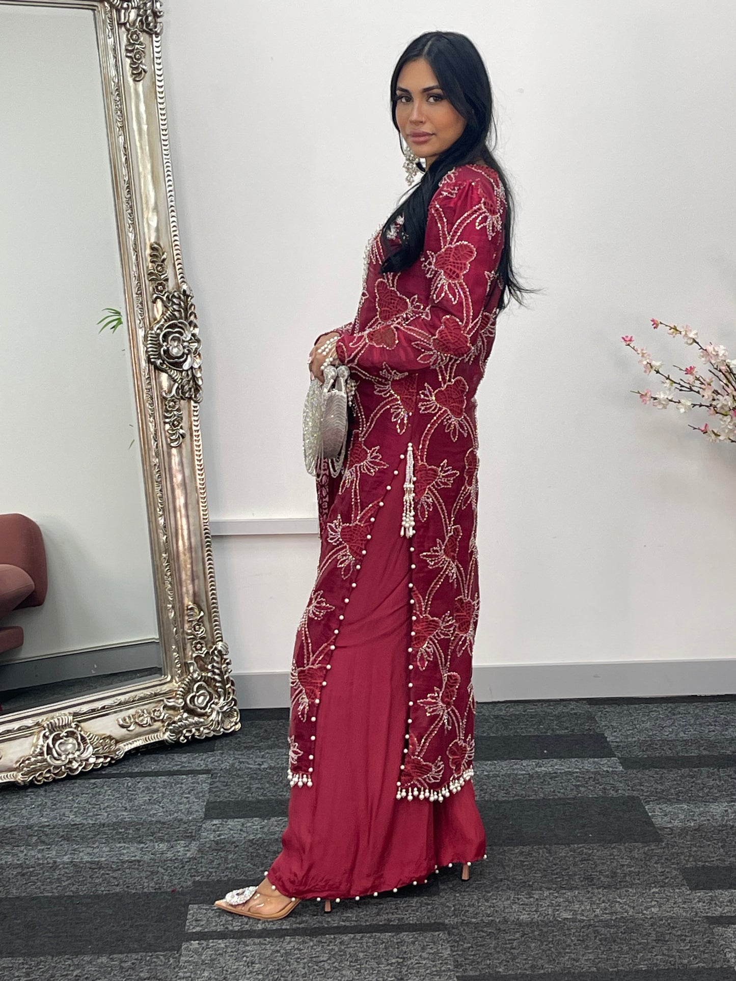 Kangan - CutDana - Maroonish Pink -Y