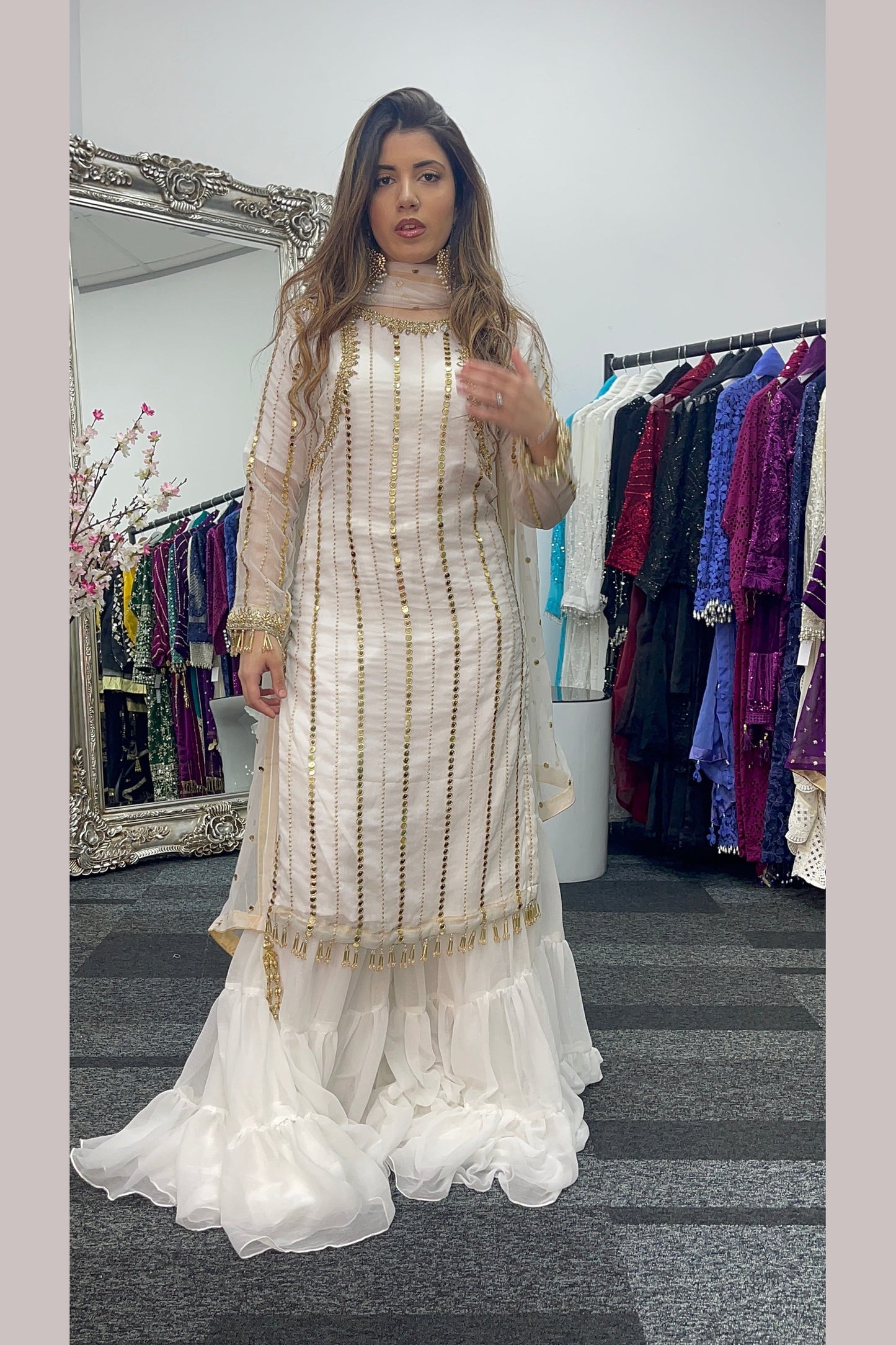 Farshi Garara white - farshee -J