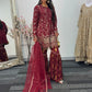 “Dulhan” Maria B Inspired - Maroon Garara - R