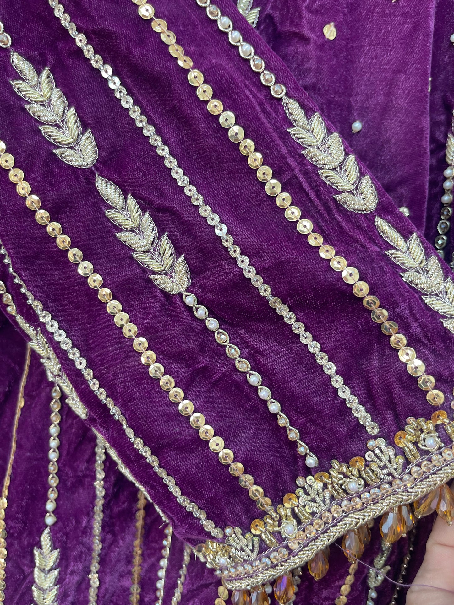 Fruity Plum - Velvet Pret - with crushed sharara - AA