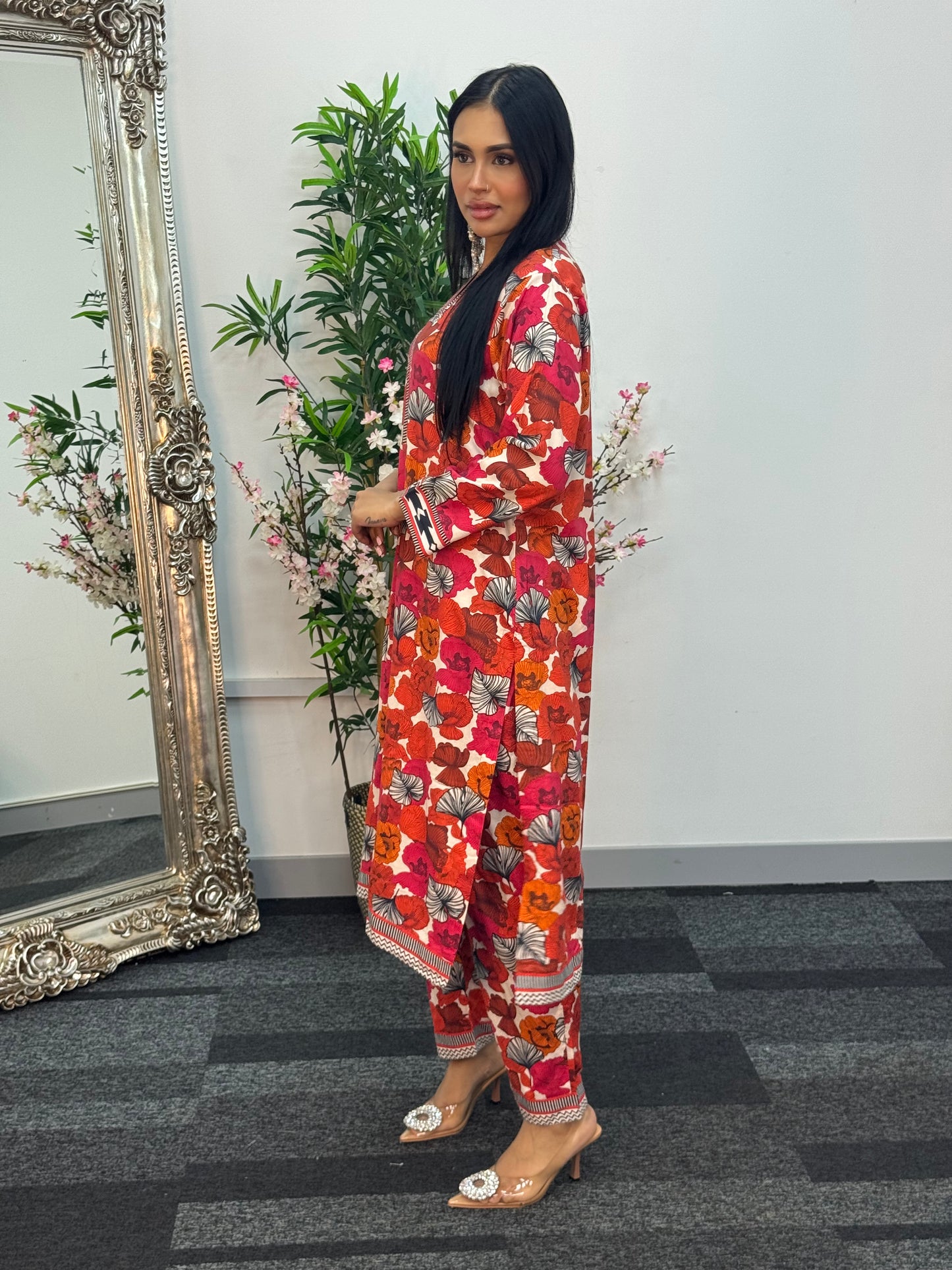 Daily Wear - 2 PC Printed Linen - Floral