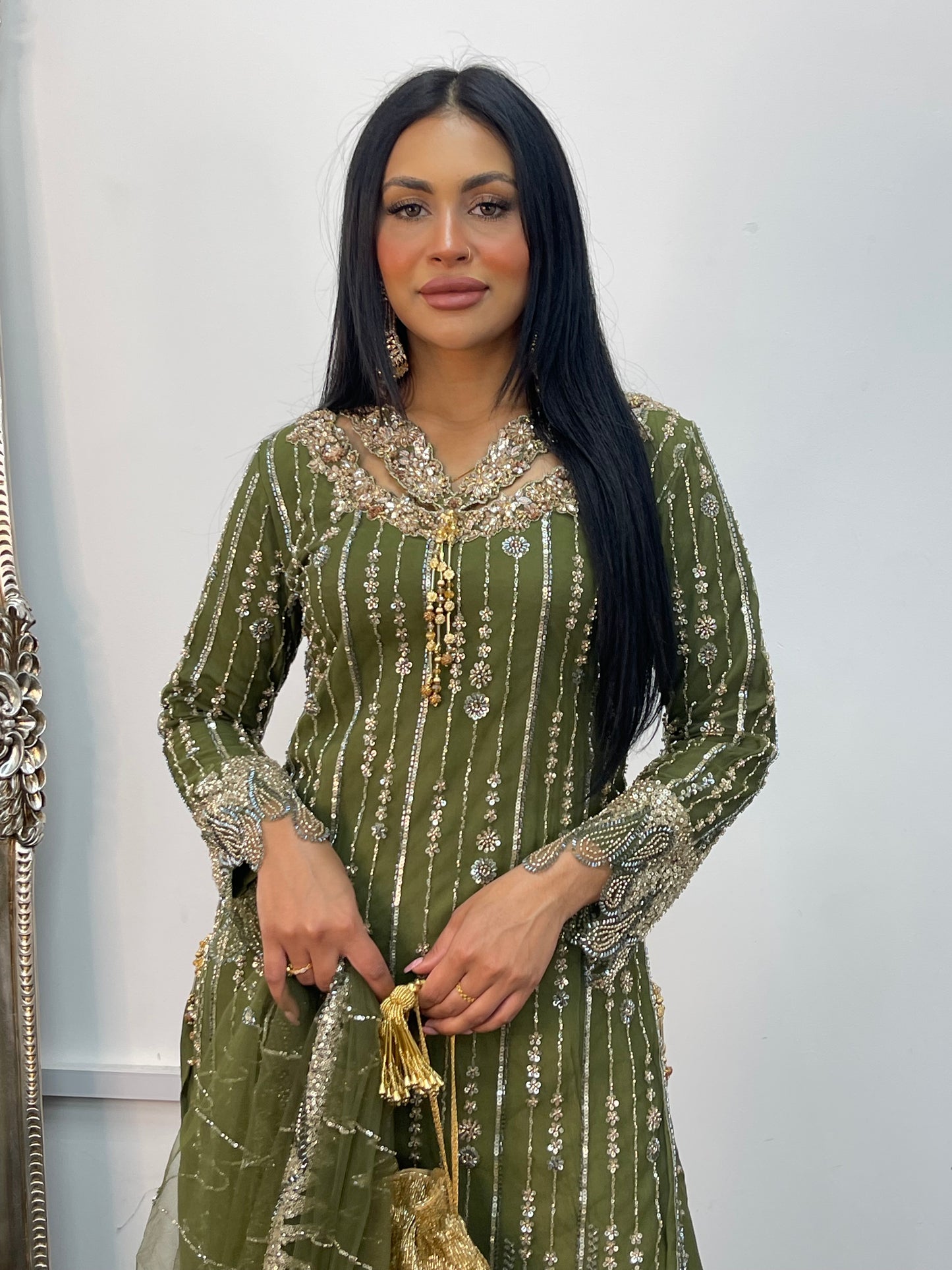 Payal - Cutdana Net - green - G