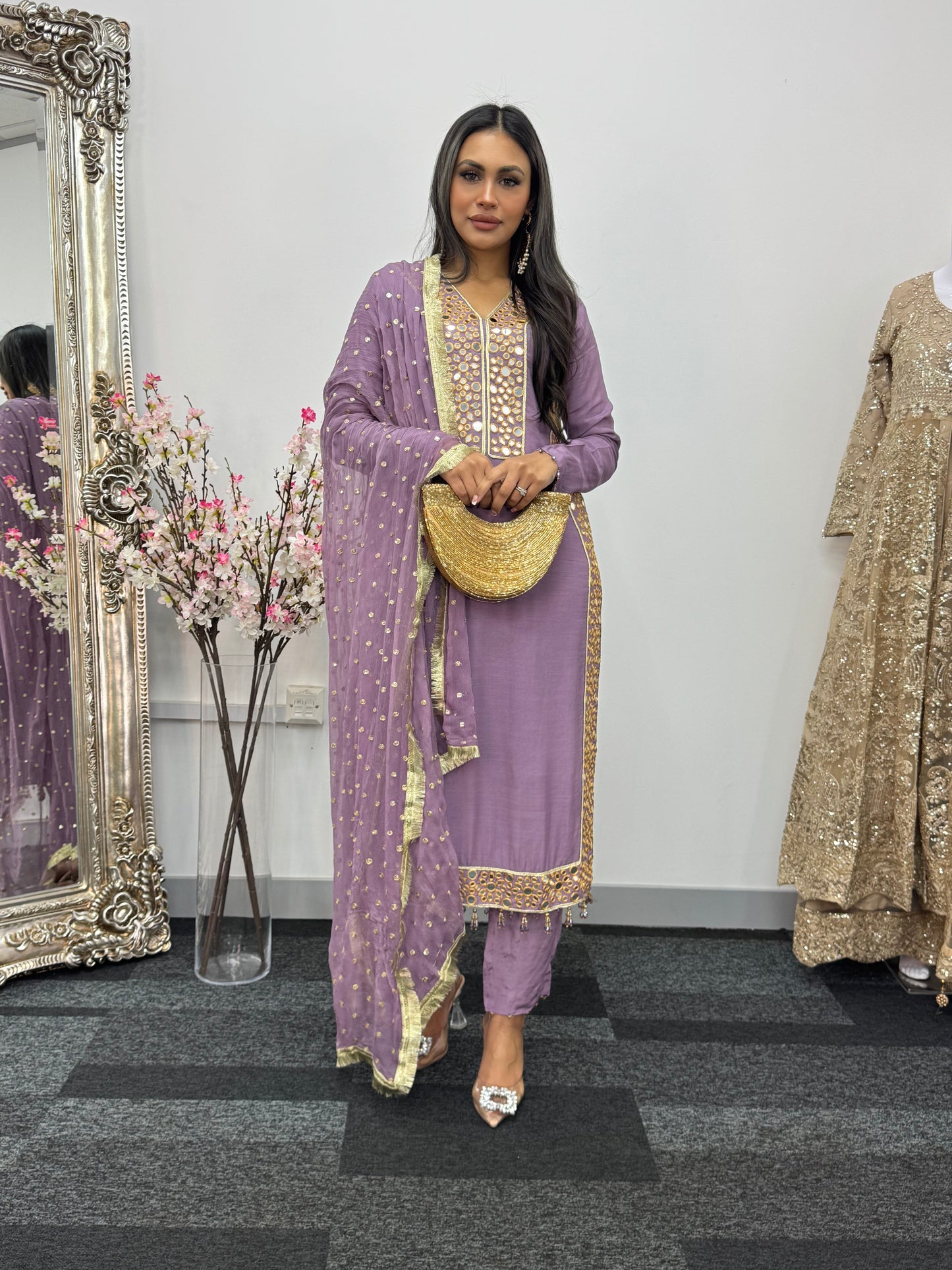 Jhilmil - Mirror Lilac - H