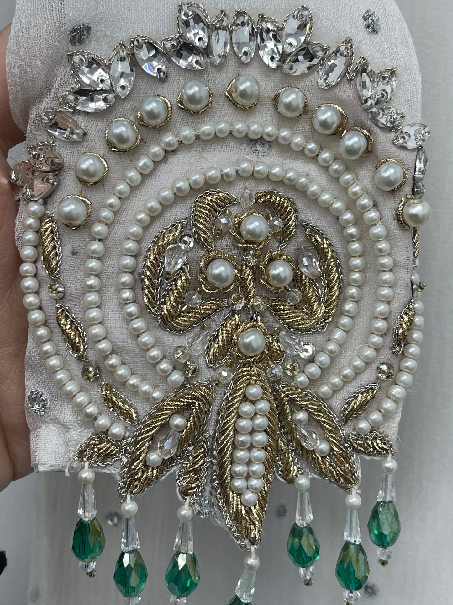 Laila - Chiffon Party Wear - Red - Green - Wedding Dress - T