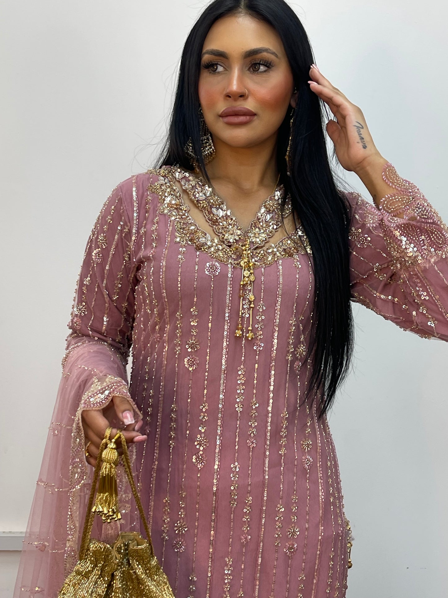 Payal - Cutdana Net - pink - C
