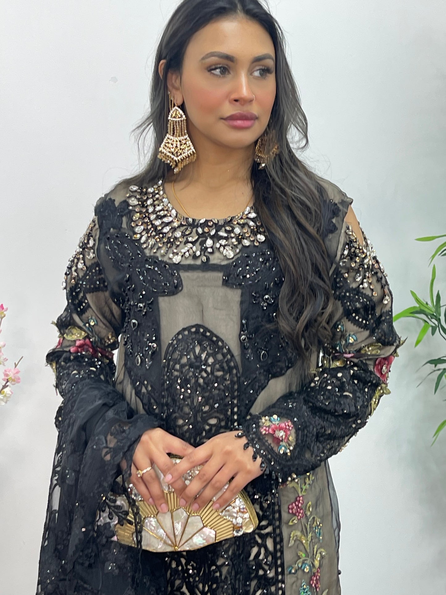 Nagin - Maria B Inspired Embroidered - Black - R