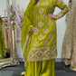 Kiran - Sheesha Sharara Set - green - Mehndi outfit - Party wear - W