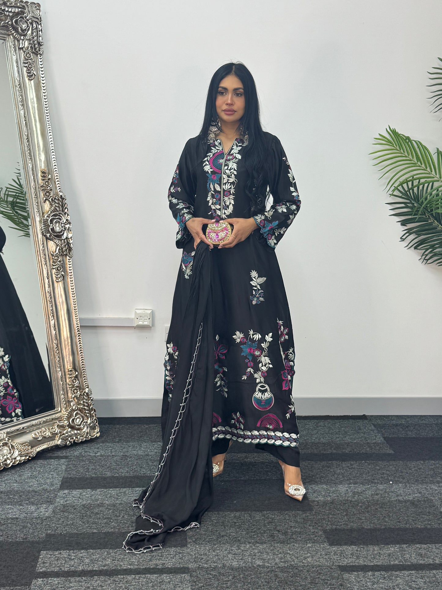 Gul e Lala - Kaftan - black