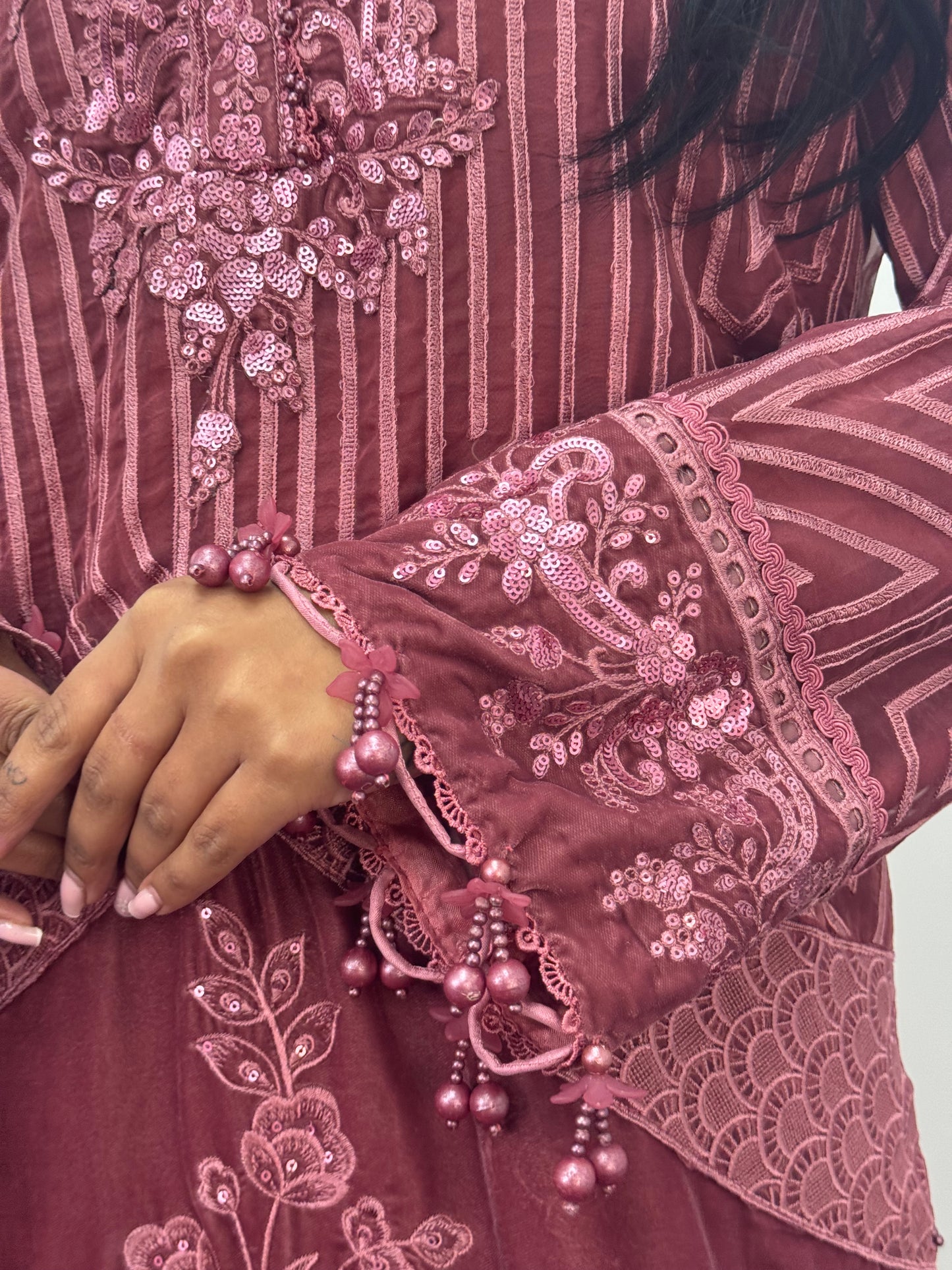 Maria B Luxury Velvet - Pink