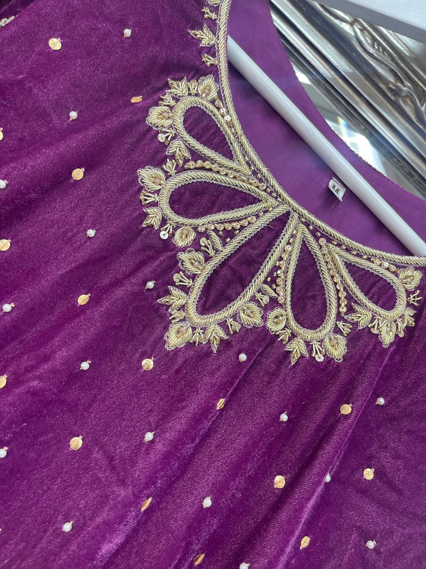 Fruity Plum - Velvet Pret - with crushed sharara - AA