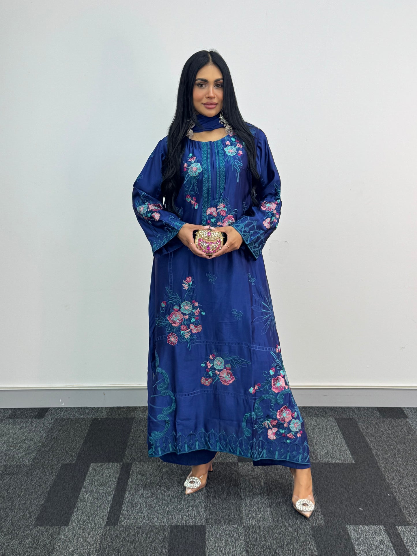 Gul e Lala - Kaftan - Royal Blue