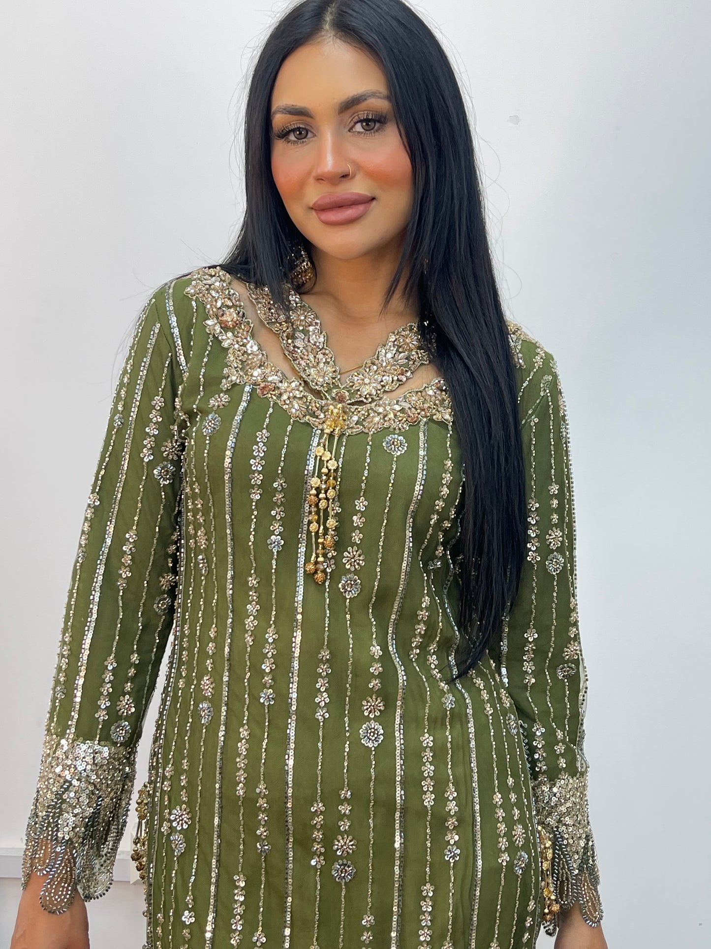 Payal - Cutdana Net - green - G