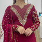 Afsana -  Hand Work - Party Wear - Maroon